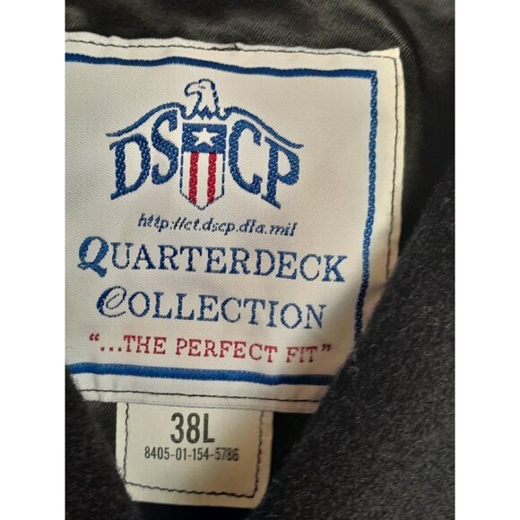 DSCP Quarterdeck Collection Mens Old Money Wool Pea Coat Sz 38L Nautical Preppy - Picture 5 of 11